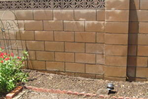 Landscaping Pressure Washing Concrete Wall - Landscaping