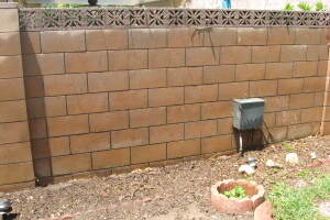 Landscaping Pressure Washing Concrete Wall - Landscaping