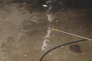 Landscaping Pressure Washing Driveway Garage - Landscaping