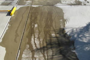 Landscaping Pressure Washing Driveway Spots - Landscaping