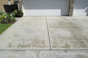 Landscaping Pressure Washing Driveway Spots - Landscaping