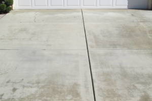 Landscaping Pressure Washing Driveway Spots - Landscaping