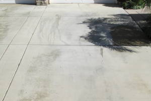 Landscaping Pressure Washing Driveway Spots - Landscaping