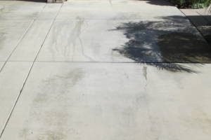 Landscaping Pressure Washing Driveway Spots - Landscaping