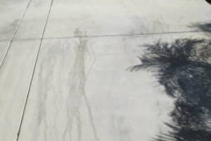 Landscaping Pressure Washing Driveway Spots - Landscaping