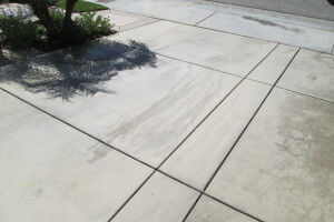 Landscaping Pressure Washing Driveway Spots - Landscaping