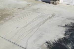 Landscaping Pressure Washing Driveway Spots - Landscaping