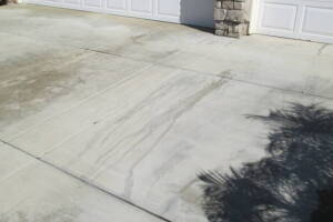 Landscaping Pressure Washing Driveway Spots - Landscaping