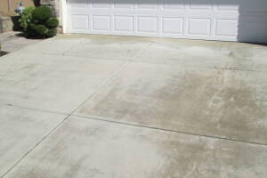 Landscaping Pressure Washing Driveway Spots - Landscaping