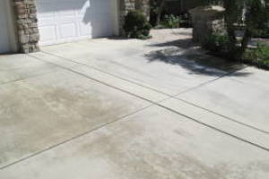 Landscaping Pressure Washing Driveway Spots - Landscaping