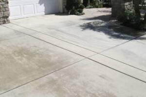 Landscaping Pressure Washing Driveway Spots - Landscaping