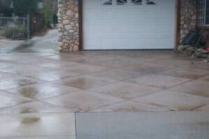 Landscaping Pressure Washing Oil Yard Debris - Landscaping