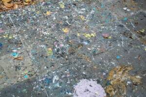Landscaping Pressure Washing Paint Drops - Landscaping
