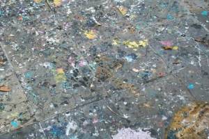 Landscaping Pressure Washing Paint Drops - Landscaping