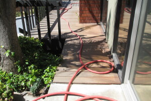 Landscaping Pressure Washing Wood Patio - Landscaping