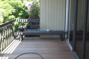 Landscaping Pressure Washing Wood Patio - Landscaping