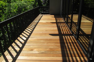 Landscaping Pressure Washing Wood Patio - Landscaping