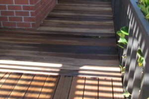 Landscaping Pressure Washing Wood Patio - Landscaping