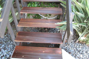 Landscaping Pressure Washing Wood Patio - Landscaping