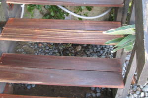Landscaping Pressure Washing Wood Patio - Landscaping