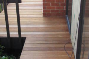 Landscaping Pressure Washing Wood Patio - Landscaping