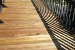 Landscaping Pressure Washing Wood Patio - Landscaping