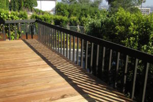 Landscaping Pressure Washing Wood Patio - Landscaping