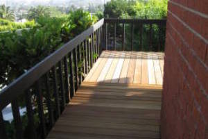 Landscaping Pressure Washing Wood Patio - Landscaping