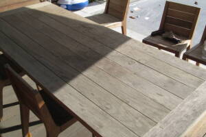 Landscaping Pressure Washing Wood Patio - Landscaping