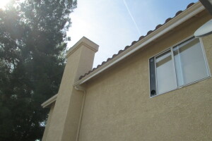 Landscaping Rain Gutter Bent Reattach - Landscaping