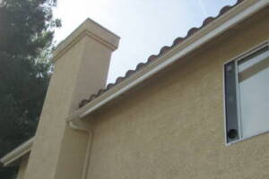 Landscaping Rain Gutter Bent Reattach - Landscaping