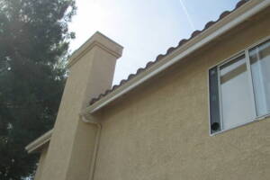 Landscaping Rain Gutter Bent Reattach - Landscaping