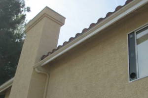 Landscaping Rain Gutter Bent Reattach - Landscaping