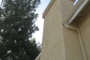 Landscaping Rain Gutter Bent Reattach - Landscaping