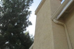 Landscaping Rain Gutter Bent Reattach - Landscaping