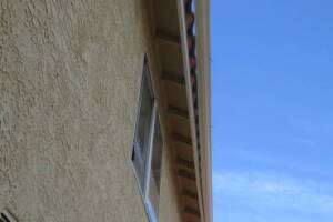 Landscaping Rain Gutter Bent Reattach - Landscaping