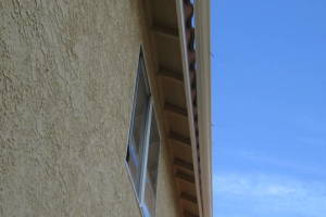 Landscaping Rain Gutter Bent Reattach - Landscaping