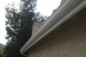 Landscaping Rain Gutter Bent Reattach - Landscaping