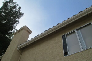 Landscaping Rain Gutter Bent Reattach - Landscaping
