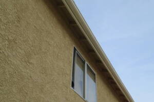 Landscaping Rain Gutter Bent Reattach - Landscaping