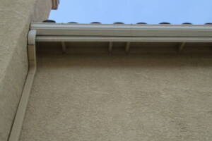 Landscaping Rain Gutter Bent Reattach - Landscaping