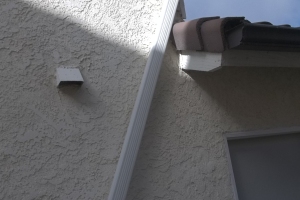 Landscaping Rain Gutter Bent Repair - Landscaping