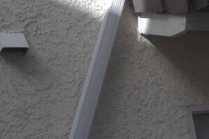 Landscaping Rain Gutter Bent Repair - Landscaping