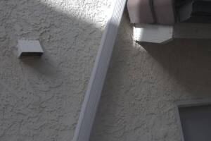 Landscaping Rain Gutter Bent Repair - Landscaping