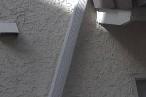 Landscaping Rain Gutter Bent Repair - Landscaping