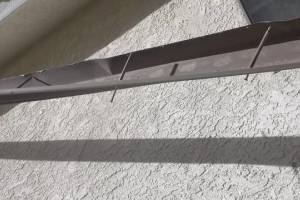 Landscaping Rain Gutter Bent Repair - Landscaping