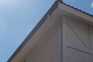 Landscaping Rain Gutter Bent Repair - Landscaping