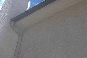 Landscaping Rain Gutter Bent Repair - Landscaping
