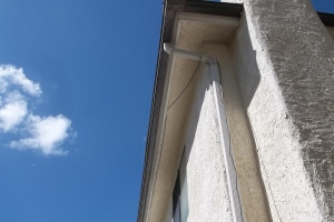 Landscaping Rain Gutter Bent Repair - Landscaping