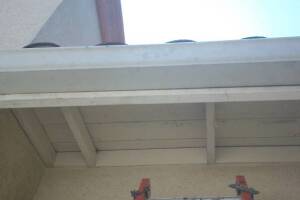 Landscaping Rain Gutter Broken Repair - Landscaping